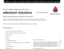 Tablet Screenshot of eneotechs.com